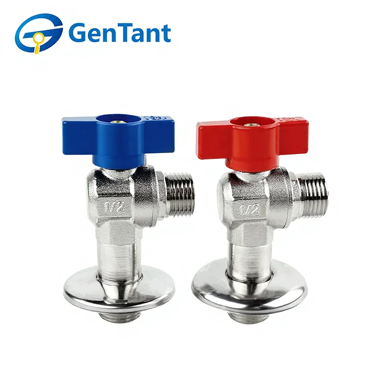 Válvula de bola de ángulo de gas extendido