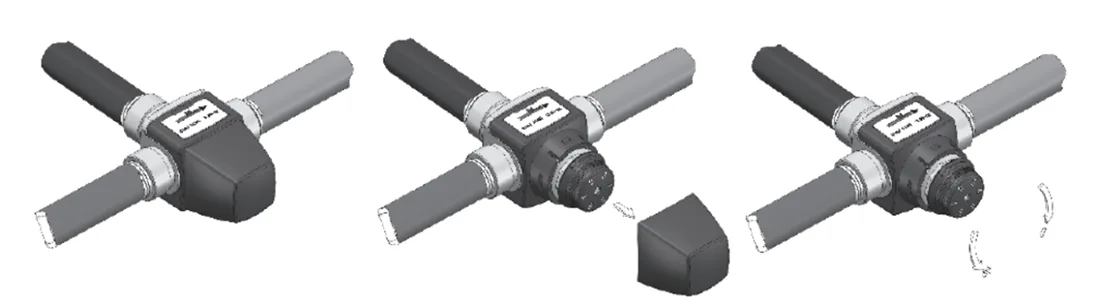 Thermostatic Mixing Valve With Bottom Water Outlet